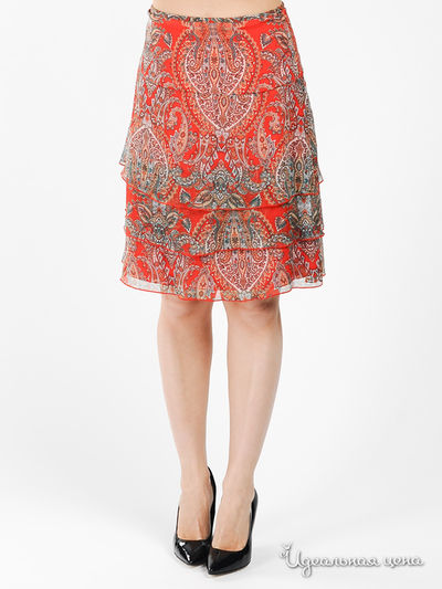 Юбка Betty Barclay, цвет цвет красный / темно-коричневый