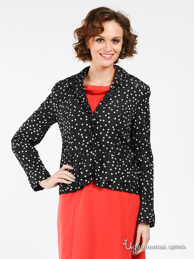 Жакет Betty Barclay, цвет цвет черный / принт горошек