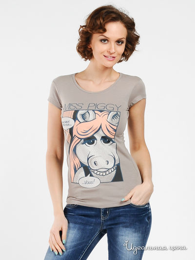 Футболка Silvian Heach, цвет цвет серый