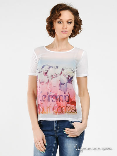 Футболка Silvian Heach, цвет цвет белый