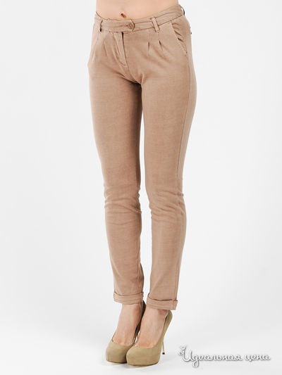 Брюки Silvian Heach, цвет цвет бежевый