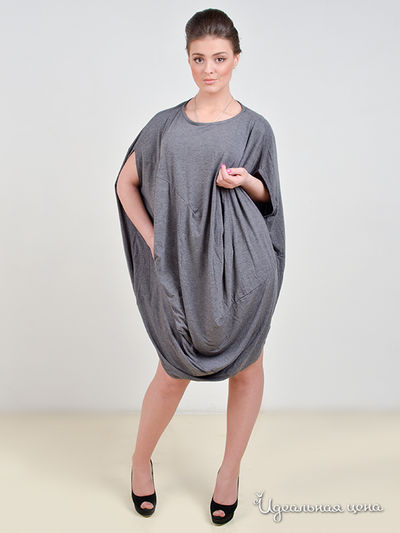 Туника YadvigaKaminskaya, цвет цвет серый
