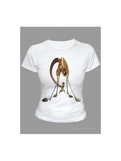 Футболка YadvigaKaminskaya, цвет цвет белый