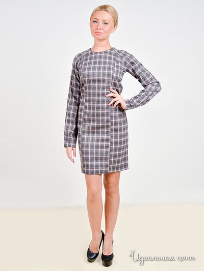 Платье YadvigaKaminskaya, цвет цвет принт клетка