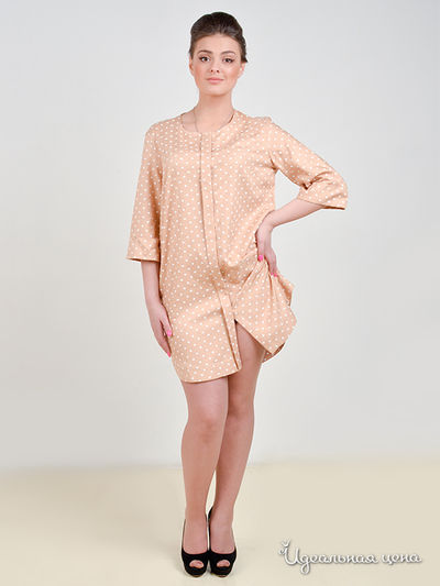 Туника YadvigaKaminskaya, цвет цвет бежевый