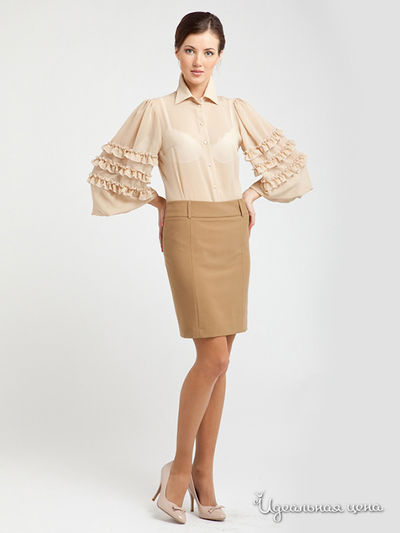 Юбка Levall, цвет цвет кэмл