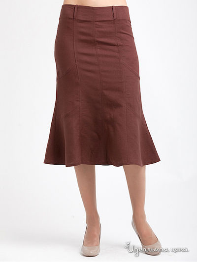 Юбка Levall, цвет цвет коричневый