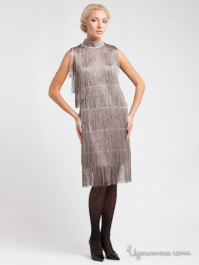 Платье Levall, цвет цвет бежевый