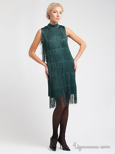 Платье Levall, цвет цвет изумрудный