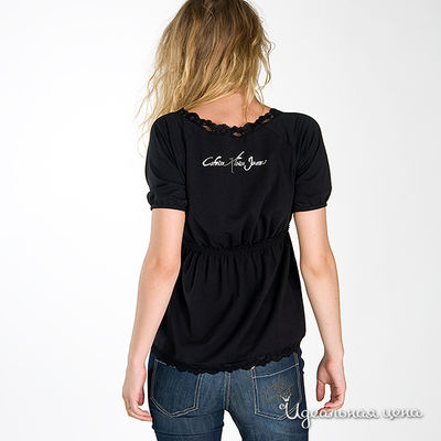 Футболка Calvin Klein Jeans женская, цвет черный