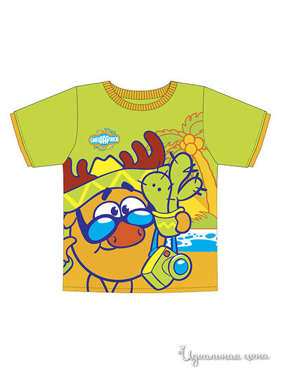 Футболка Cartoon Brands, цвет цвет желтый