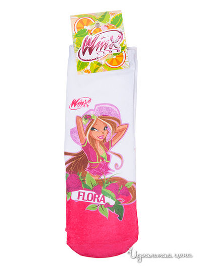 Носки Cartoon Brands, цвет цвет белый / розовый