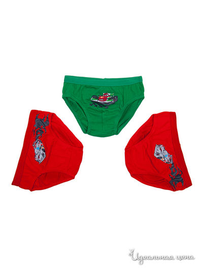 Трусы Cartoon Brands, цвет цвет красный / зеленый