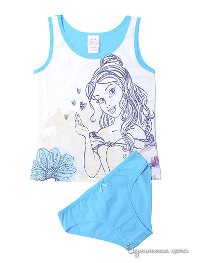 Комплект Cartoon Brands, цвет цвет белый / голубой