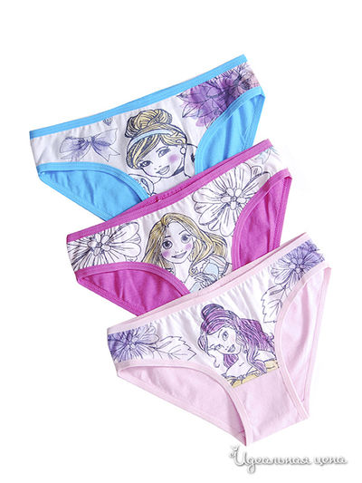 Трусы Cartoon Brands, цвет цвет голубой / фуксия /  розовый