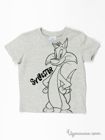 Футболка FOX, цвет цвет серый меланж