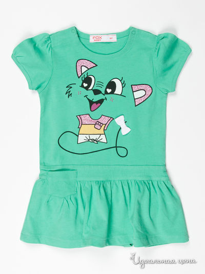 Платье FOX, цвет цвет зеленый