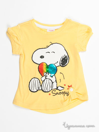 Футболка FOX, цвет цвет желтый