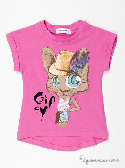 Футболка FOX, цвет цвет фуксия