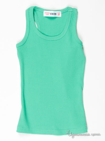 Майка FOX, цвет цвет зеленый