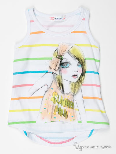 Майка FOX, цвет цвет персиковый