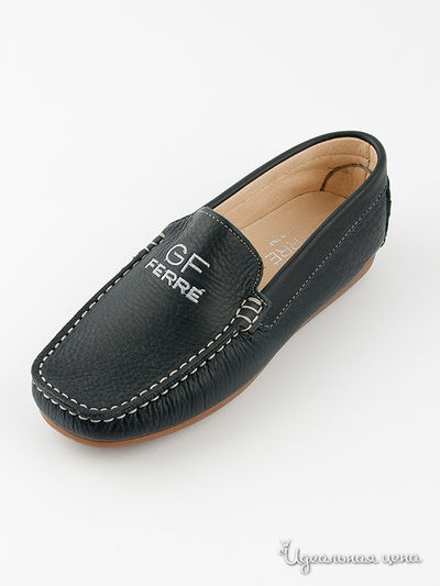 Мокасины GF Ferre Kids, цвет цвет темно-синий