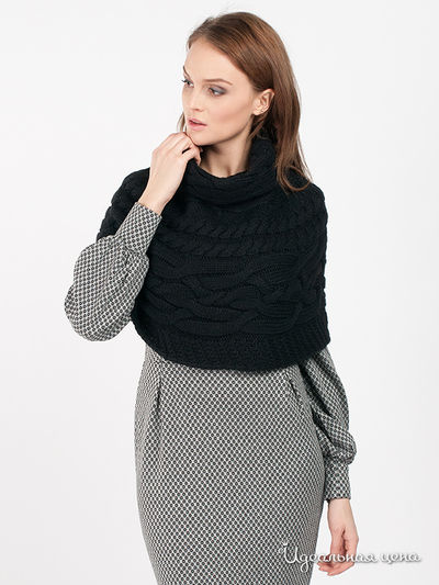 Пончо Pinko, цвет цвет черный