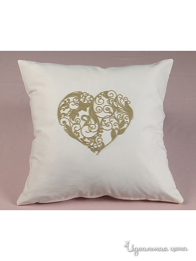 Наволочка Le Parı VIP, цвет цвет кремовый / зеленый