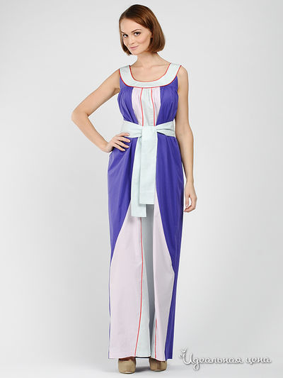 Сарафан Maria Rybalchenko, цвет цвет фиолетовый / серый