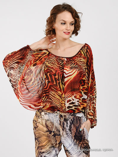 Блуза MadamT, цвет цвет красный / желтый