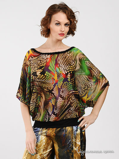 Блуза MadamT, цвет цвет мультиколор