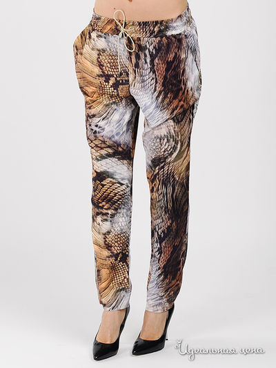 Брюки MadamT, цвет цвет мультиколор