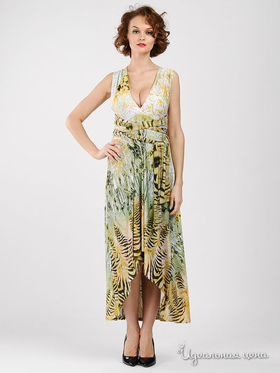 Платье MadamT, цвет цвет салатовый / желтый