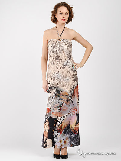 Платье MadamT, цвет цвет бежевый