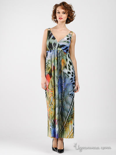 Платье MadamT, цвет цвет зеленый / фиолетовый