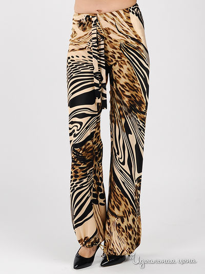 Брюки MadamT, цвет цвет золотой / черный