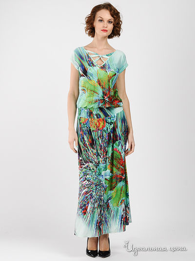 Платье MadamT, цвет цвет аквамариновый