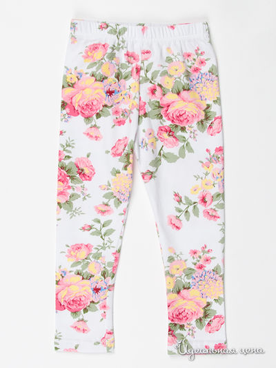 Леггинсы Jacadi, цвет цвет белый / принт цветы