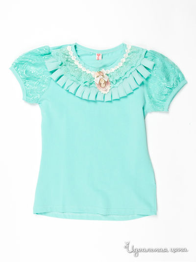 Туника Coco&Wawa, цвет цвет бирюзовый