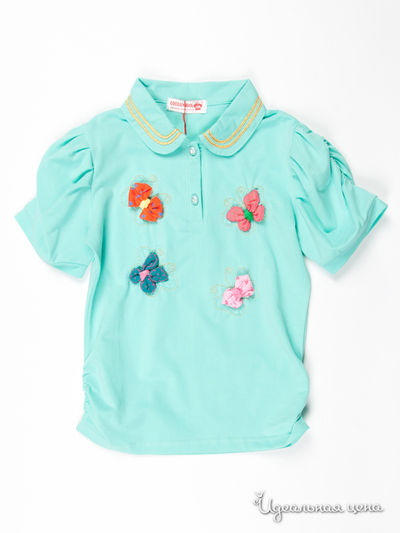 Туника Coco&Wawa, цвет цвет бирюзовый