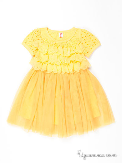 Платье Coco&Wawa, цвет цвет желтый