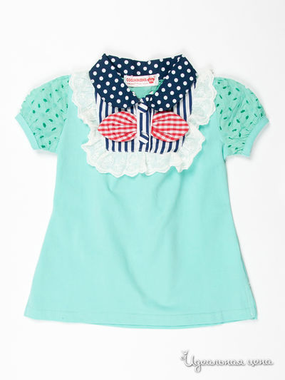 Туника Coco&Wawa, цвет цвет бирюзовый