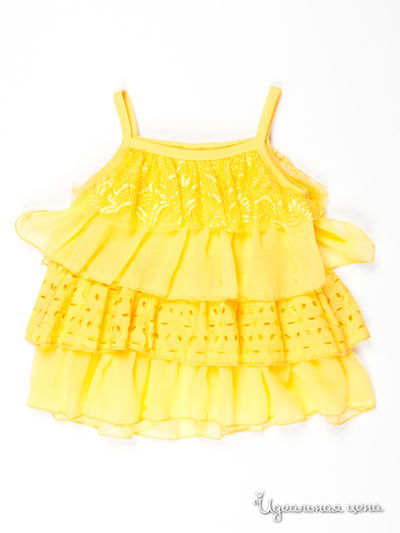 Топ Coco&Wawa, цвет цвет желтый