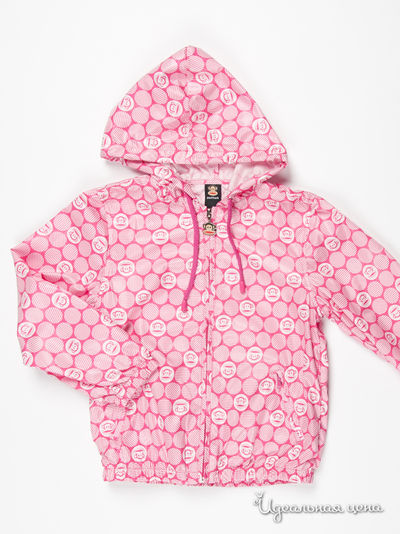 Ветровка Paul Frank, цвет цвет малиновый / белый