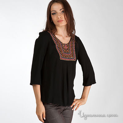 Блузка Axara, цвет цвет черный