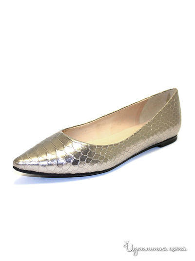 Балетки Capriccio, цвет цвет серебро