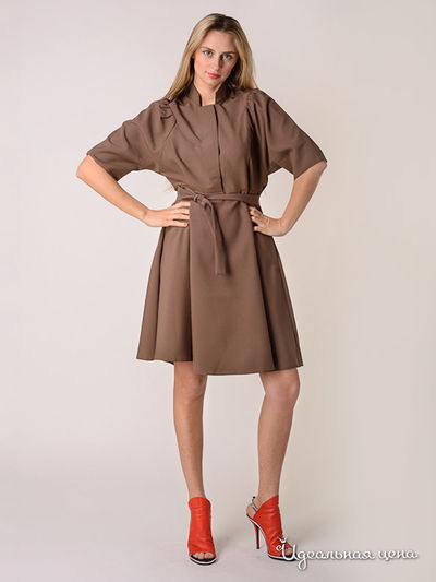 Платье Love&Light, цвет цвет коричневый