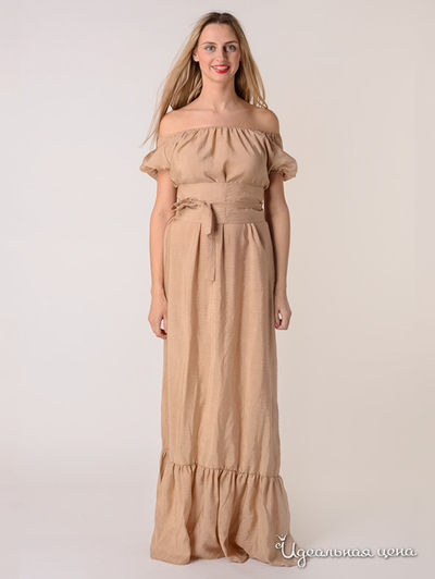 Платье Love&Light, цвет цвет бежевый