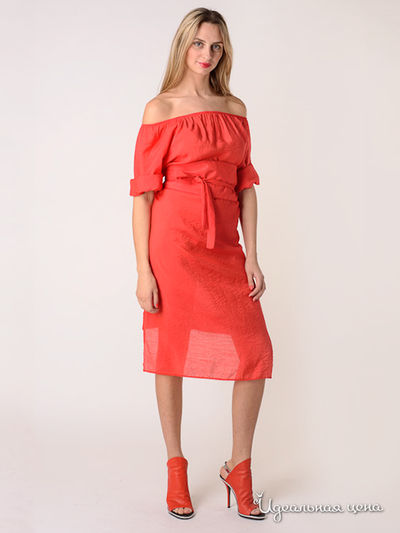 Платье Love&Light, цвет цвет коралловый