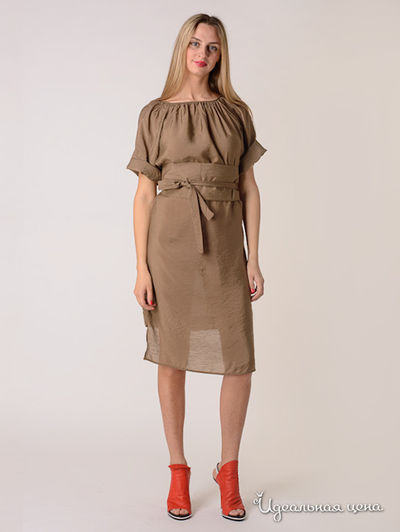 Платье Love&Light, цвет цвет кофейный
